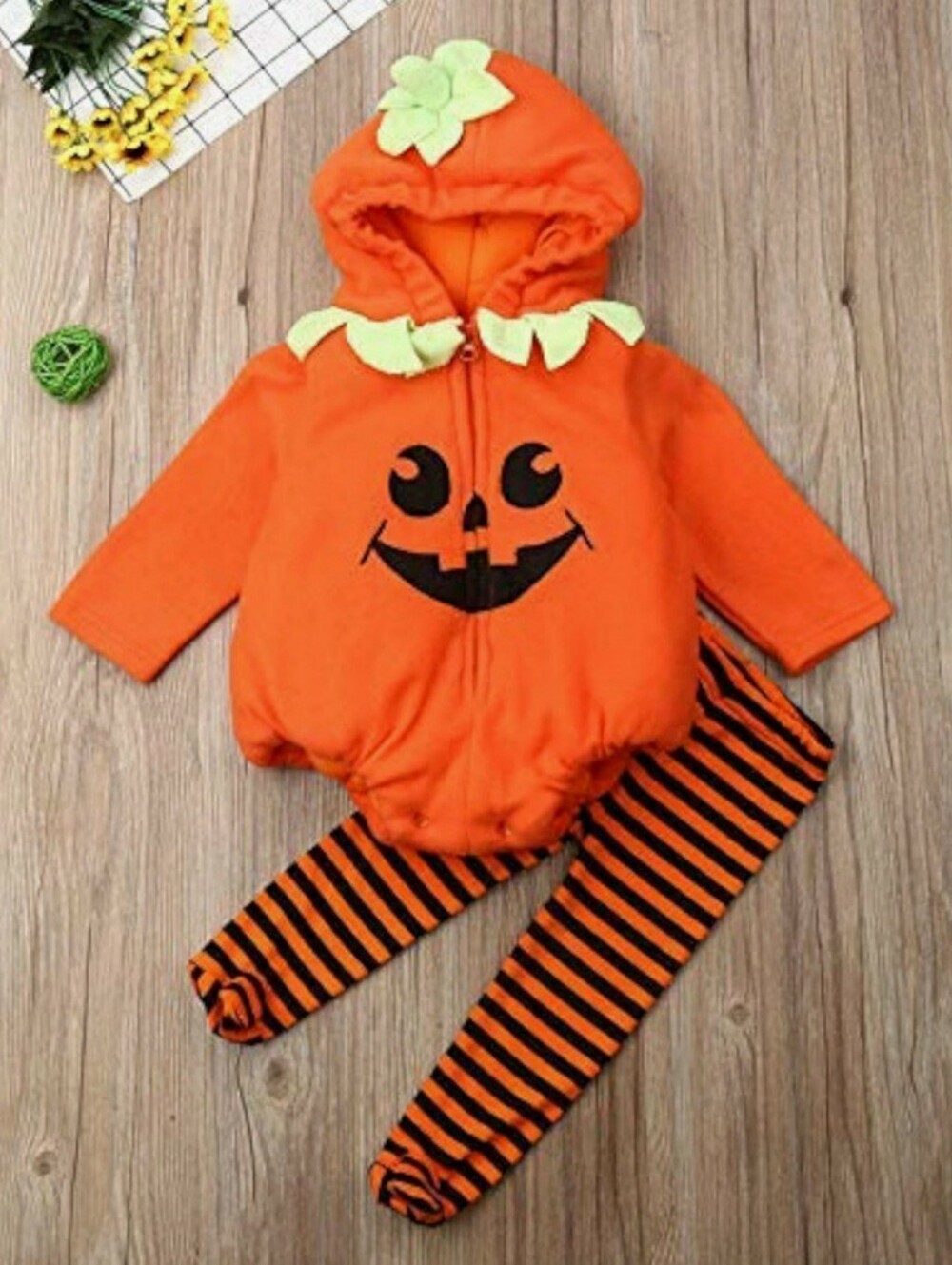 Toddler Halloween Pumpkin Costume Size 12- 18 months - Picture 6 of 7